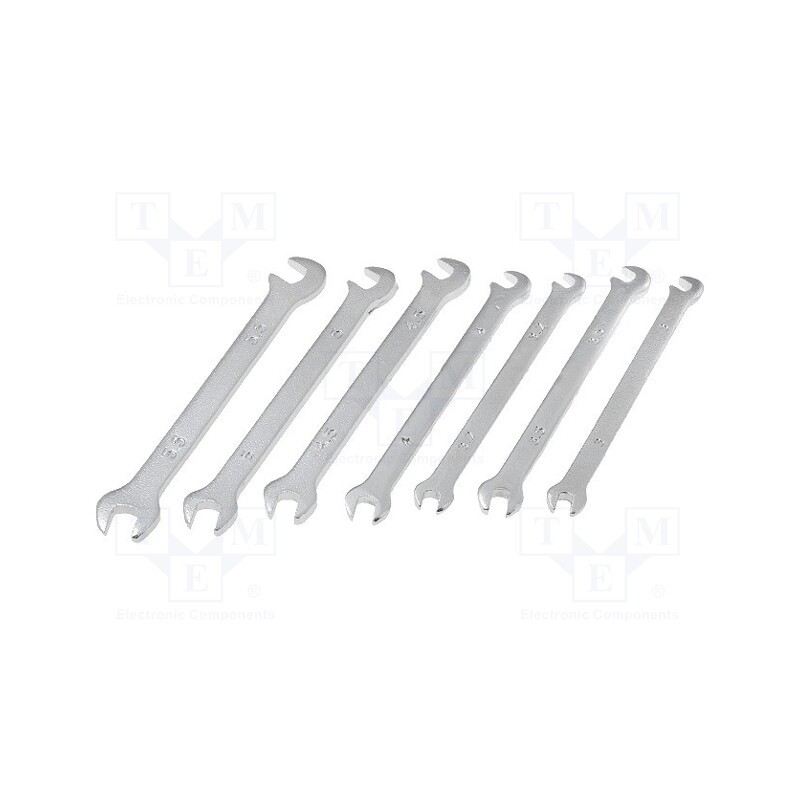 1 set x DONAU ELEKTRONIK - 900 - Wrenches set, spanner, 3mm,3.2mm,3.5mm,4mm,4.5mm,5mm,5.5mm