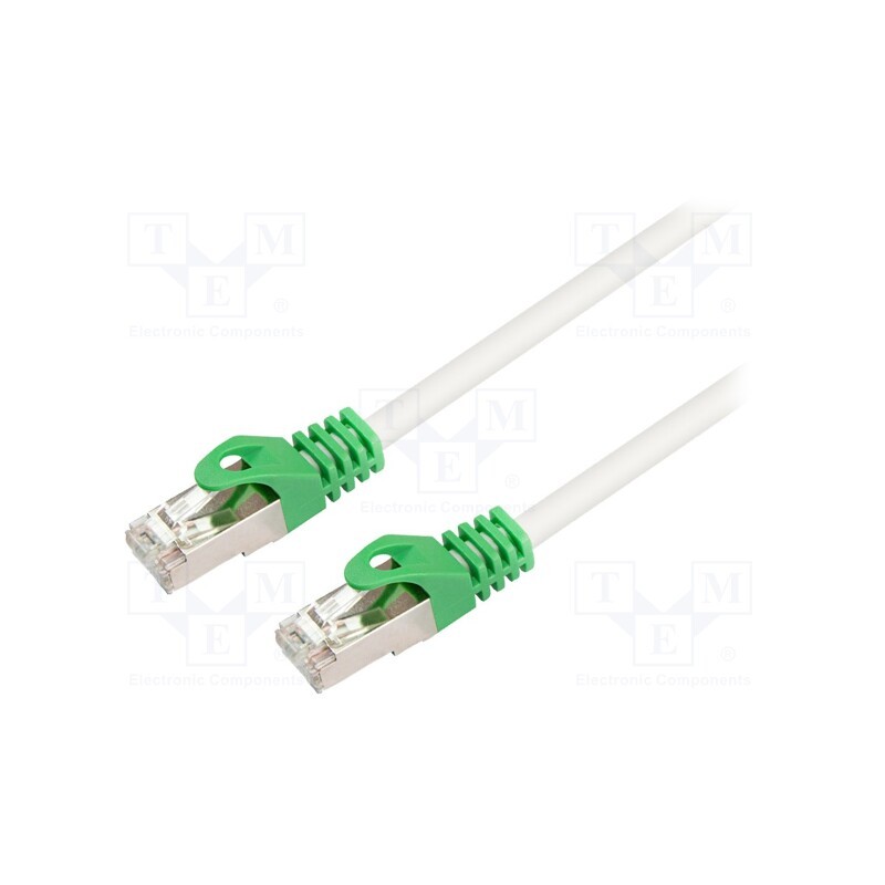 1 pcs x LOGILINK - CQ2027X - Patch cord, S/FTP, 6, solid, Cu, LSZH, grey, 5m, 27AWG, Øcable: 5.9mm