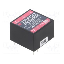 1 pcs x TRACO POWER - TMPS 03-103 - Converter: AC/DC, 3W, 85÷264VAC, Usup: 120÷370VDC, Uout: 3.3VDC