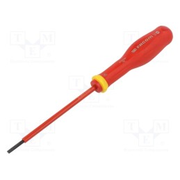 1 pcs x FACOM - AT3X100VE - Screwdriver, insulated, slot, 3,0x0,5mm, Blade length: 100mm