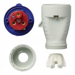 Cee male plug for a 16a cable for a camper