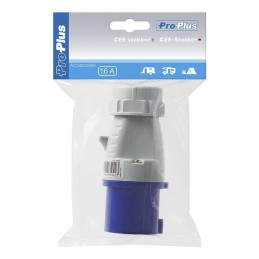 Cee male plug for a 16a cable for a camper