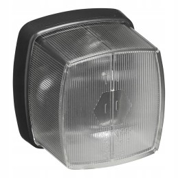 Front position lamp, white, 66x62mm