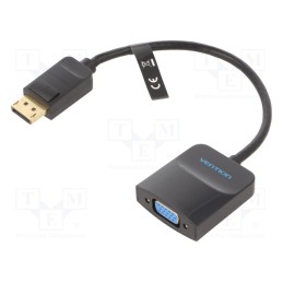 1 pcs x VENTION - HBFBB - Converter, D-Sub 15pin HD socket,DisplayPort plug, Len: 0.15m