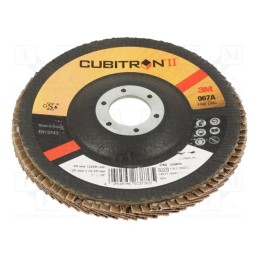 1 pcs x 3M - 967A 125MM P 60 65055 - Flap grinding wheels, Ø: 125mm, Øhole: 22.23mm, Granularity: 60