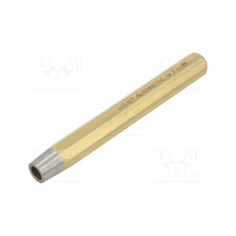 1 pcs x RENNSTEIG - 445 007 0 - Rivet setter for rivets, 7mm