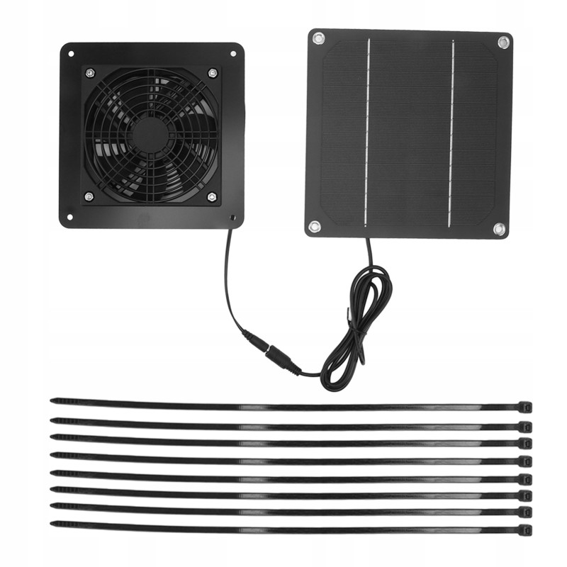 Solar mat fan 12v 10w solar