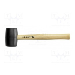 1 pcs x Hu00d6GERT TECHNIK - HT3B046 - Hammer, 900g, round, wood (ash), with a soft-face
