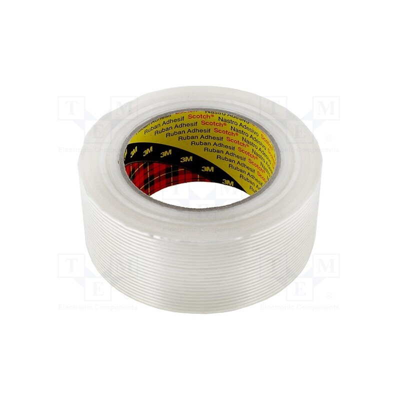 1 rol x 3M - 7000035363 - Packing tapes, L: 50m, Width: 50mm, Thick: 0.131mm, transparent
