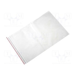 1 pcg x PLAST - PL.TOR200X300 - Self-seal bag, L: 300mm, Width: 200mm, Thick: 45um, polyetylene