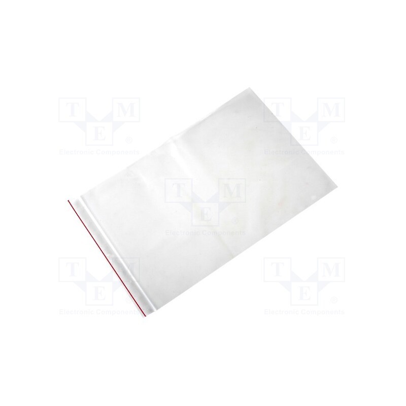 1 pcg x PLAST - PL.TOR200X300 - Self-seal bag, L: 300mm, Width: 200mm, Thick: 45um, polyetylene