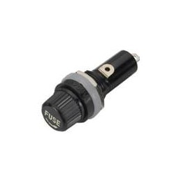 1 pcs : BK1-HTJ-602I - Fuse Holder PANEL MOUNT FUSEHOLDER 1/4'