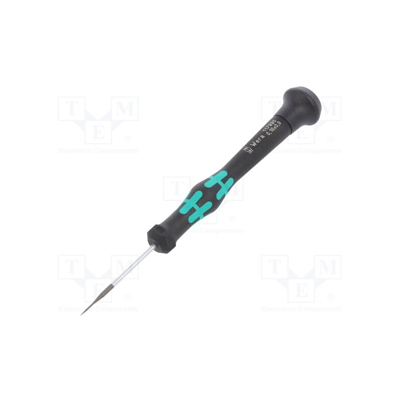 1 pcs x WERA - 5117990001 - Screwdriver, slot, precision, 0,8x0,16mm, Kraftform Micro