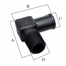 Impco Cobra reducer water elbow 16mm 16 5 mm