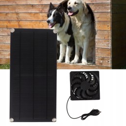 Portable solar powered fan