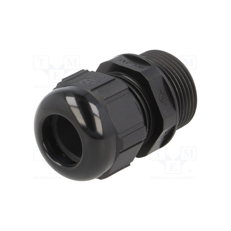1 pcs x LAPP - 53017240 - Cable gland, with long thread, M25, 1.5, IP68, polyamide, black