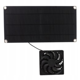 Portable solar powered fan