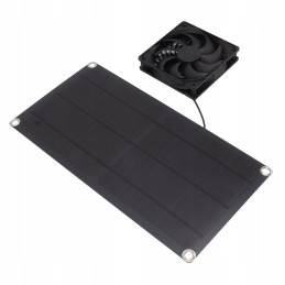 Portable solar powered fan