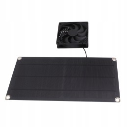 Portable solar powered fan