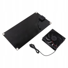 Portable solar powered fan