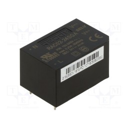 1 pcs x RECOM - RAC02-24SGA - Converter: AC/DC, 2W, 85÷264VAC, 24VDC, Iout: 83mA, 63%, PCB, 3000V