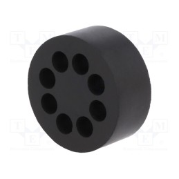 1 pcs x LAPP - 53340860 - Insert for gland, 6mm, M40, IP54, NBR rubber, Holes no: 8