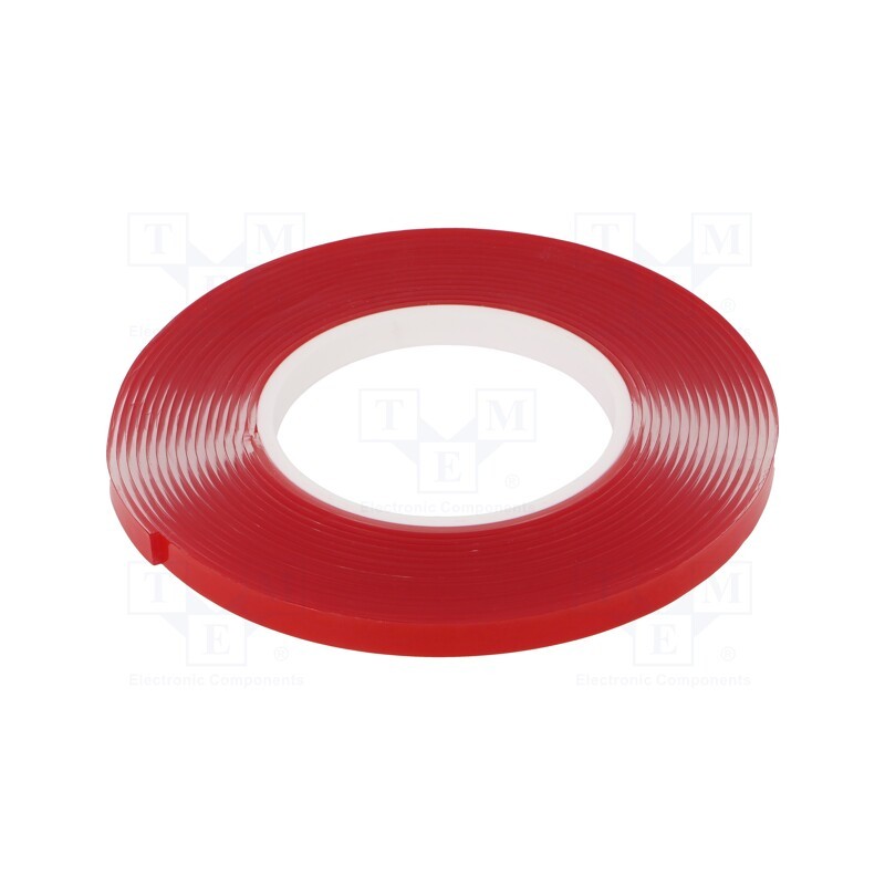 1 rol x - 7020 AKRYLOWA 2MM 9MM-5.5M - Tape: fixing, W: 9mm, L: 5.5m, Thk: 2mm, double-sided, acrylic, 8N/cm