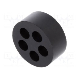 1 pcs x LAPP - 53340580 - Insert for gland, 8mm, M40, IP54, NBR rubber, Holes no: 5