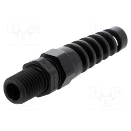 1 pcs x HUMMEL - 1.293.1201.30 - Cable gland, with strain relief,with long thread, M12, 1.5, IP68