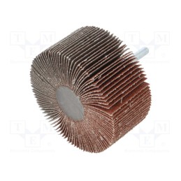 1 pcs x PG PROFESSIONAL - RG.033 - Wheel, Granularity: 60, Mounting: rod 6mm, with lever, Ø80x40mm