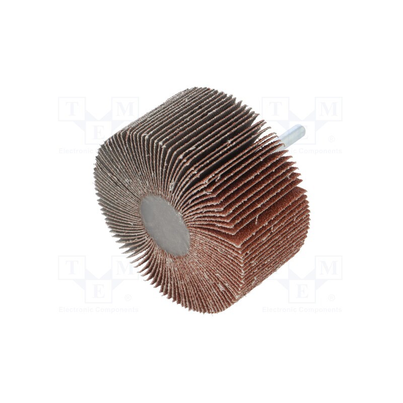 1 pcs x PG PROFESSIONAL - RG.033 - Wheel, Granularity: 60, Mounting: rod 6mm, with lever, Ø80x40mm