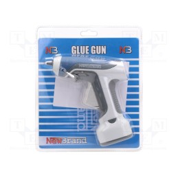 1 pcs x NEWBRAND - NB-GUN01 -AS - Hot melt glue gun, Ø: 7mm,7.5mm, 6VDC, 140÷160°C, 5min, Ø: 3mm, 1h