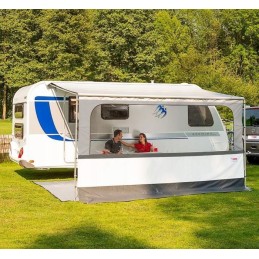 Front wall with a window for the Fiamma blocker awning