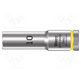 1 pcs x WERA - 5004532001 - Socket, 6-angles,socket spanner, HEX 10mm, 3/8', 64mm