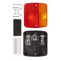 Combination rear lamp, 4 functional, 98x104 bulbs