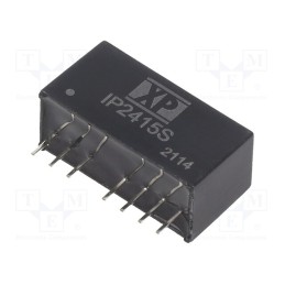 1 pcs x XP POWER - IP2415S - Converter: DC/DC, 3W, Uin: 9÷36V, Uout: 15VDC, Uout2: -15VDC, SIP