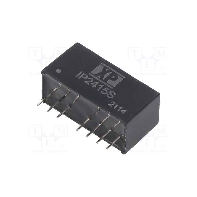 1 pcs x XP POWER - IP2415S - Converter: DC/DC, 3W, Uin: 9÷36V, Uout: 15VDC, Uout2: -15VDC, SIP