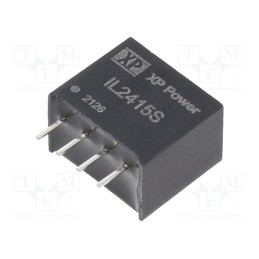 1 pcs x XP POWER - IL2415S - Converter: DC/DC, 2W, Uin: 24V, Uout: 15VDC, Iout: 132mA, SIP, 70kHz
