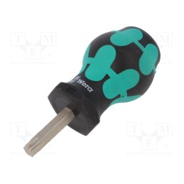 1 pcs x WERA - 5008862001 - Screwdriver, Torx®, TX40, STUBBY, Blade length: 25mm