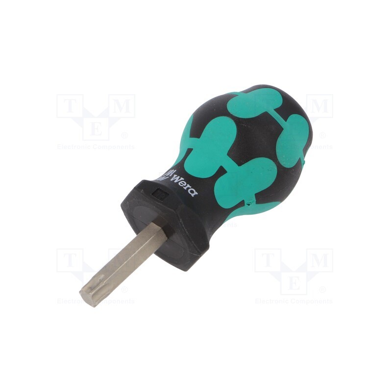 1 pcs x WERA - 5008862001 - Screwdriver, Torx®, TX40, STUBBY, Blade length: 25mm