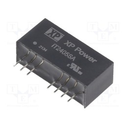 1 pcs x XP POWER - IT2405SA - Converter: DC/DC, 3W, Uin: 9÷36V, Uout: 5VDC, Iout: 600mA, SIP, 250kHz