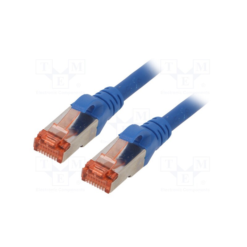 1 pcs x DIGITUS - DK-1644-0025/B - Patch cord, S/FTP, 6, stranded, Cu, LSZH, blue, 0.25m, 27AWG