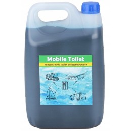 Fluid for tourist toilets blue 5l red 2l set