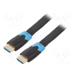 1 pcs x VENTION - AAKBI - Cable, HDMI 2.0, HDMI plug,both sides, PVC, 3m, black, 30AWG