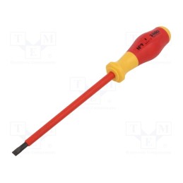 1 pcs x FELO - 913 065 90 - Screwdriver, insulated, slot, 6,5x1,2mm