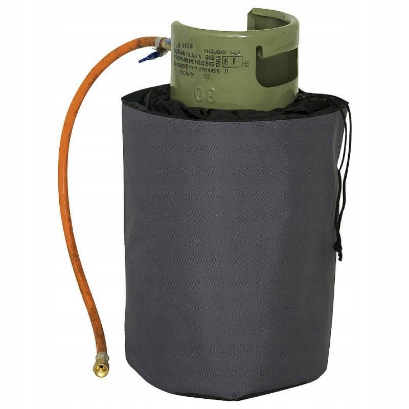 Cover for a 5kg gas cylinder for a camper trailer