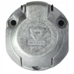 Trailer hitch socket, 7 pin, aluminum, German