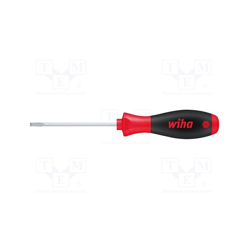 1 pcs x WIHA - 27755 - Screwdriver, slot, 6,0x1,0mm, SoftFinish®, Blade length: 150mm