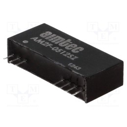 1 pcs x AIMTEC - AM2F-0512SZ - Converter: DC/DC, 2W, Uin: 4.5÷5.5V, Uout: 12VDC, Iout: 167mA, SIP12
