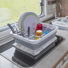 Proplus foldable dish drainer